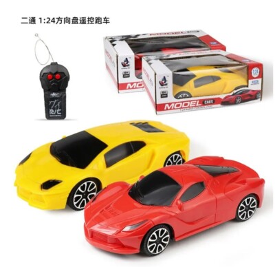 1 Stück Simulation Ferngesteuertes Auto Zufälliges Farbmodell Elektro 2-Wege RC Sport Ca