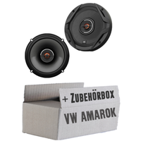 VW Amarok Front Heck JBL 2-Wege 16Cm Koax Lautsprecher Boxen Einbauset Auto PKW
