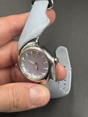 Oakley Crush 2.5 Polished Mother of Pearl Powder Blue Watch | eBay