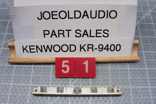 Kenwood KR 9400 5 Gang Push Button Switch Mount. Parting Out entire KR-9400