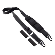 2 Point Rifle Sling Gun Sling Strap with FAST-LOOP Adjuster Shoulder Pad