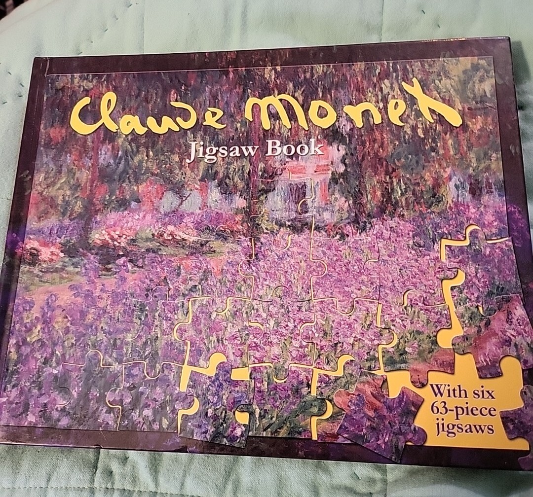 Claude Monet Painting Jigsaw 6x63 Puzzle Art Book Famous