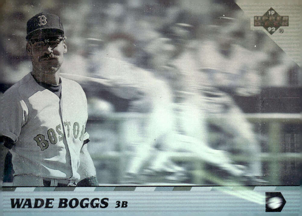 Wade Boggs 1992 Upper Deck Team MVP Holograms #10 Red Sox ID:133811