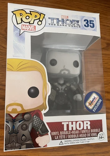 Funko Pop! Marvel El Mundo Oscuro Exclusivo THOR Géminis #35 Blanco y Negro RARO