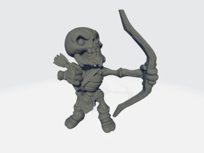 Chibiatures - Skeleton Archer #4