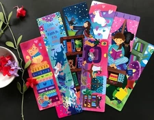 8 cute Bookmarks Creative Colorful Designing Gift