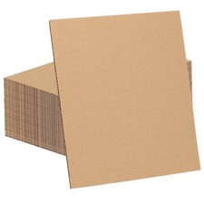 60 Pack 12x16 Inch Corrugated Cardboard Sheets 2mm Thick Flat Card Boards Ins...