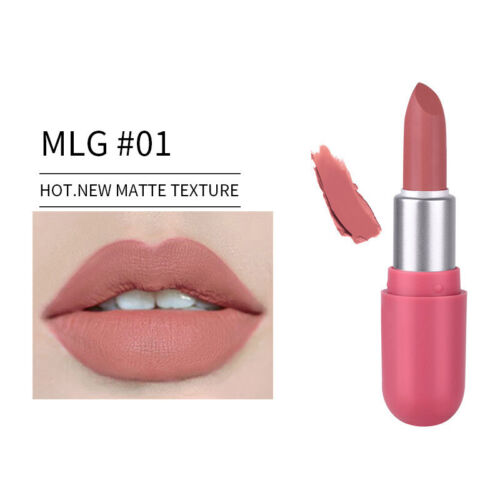 1 Stück Matte Lippenstift-Kapsel Samt-Lippenstift Mini-Matt-Lippenstift ( - Bild 13 von 17