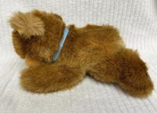 Vintage Steiff Floppy Bear Sleeping Teddy Blue Ribbon 9" 5700/20 Very Good