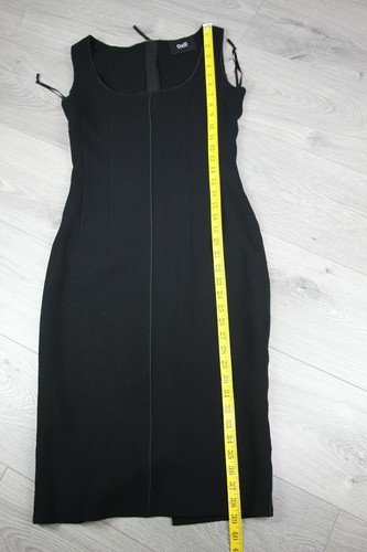 Auténtico Vestido Informal Usado de Lana Negra Sin Mangas DOLCE&GABBANA Talla XS - Imagen 12 de 12