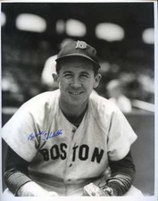 Birdie Tebbetts d '99 (choice of 5) Detroit/Braves/Boston+ signed 8x10 photo INP