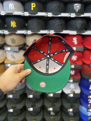 New Era Chicago Cubs x Chicago Blackhawks Red 59fifty Fitted Hat