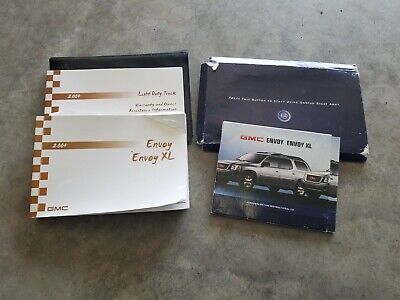 3 pieces 2004 GMC Envoy & XL Owner's Owners Manual Guide Books Literature