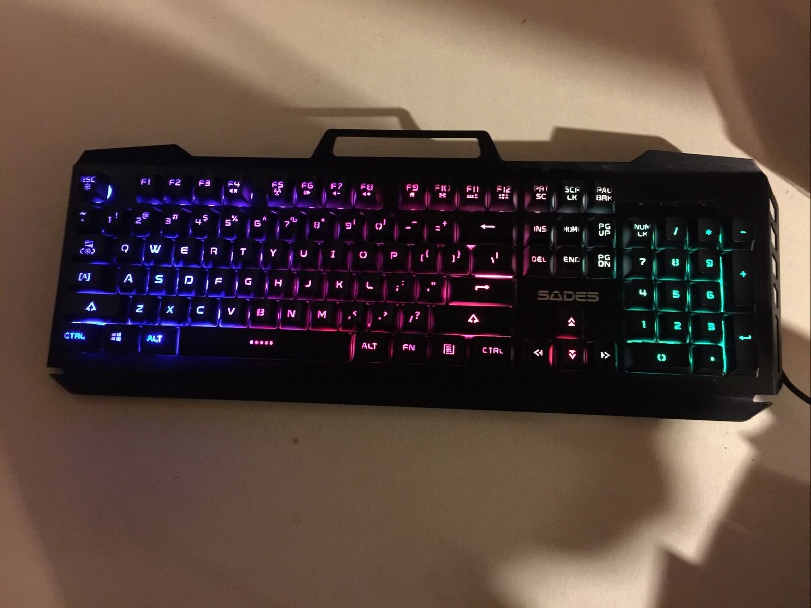 Sades Backlit LED Gaming Keyboard Pre-Owned 