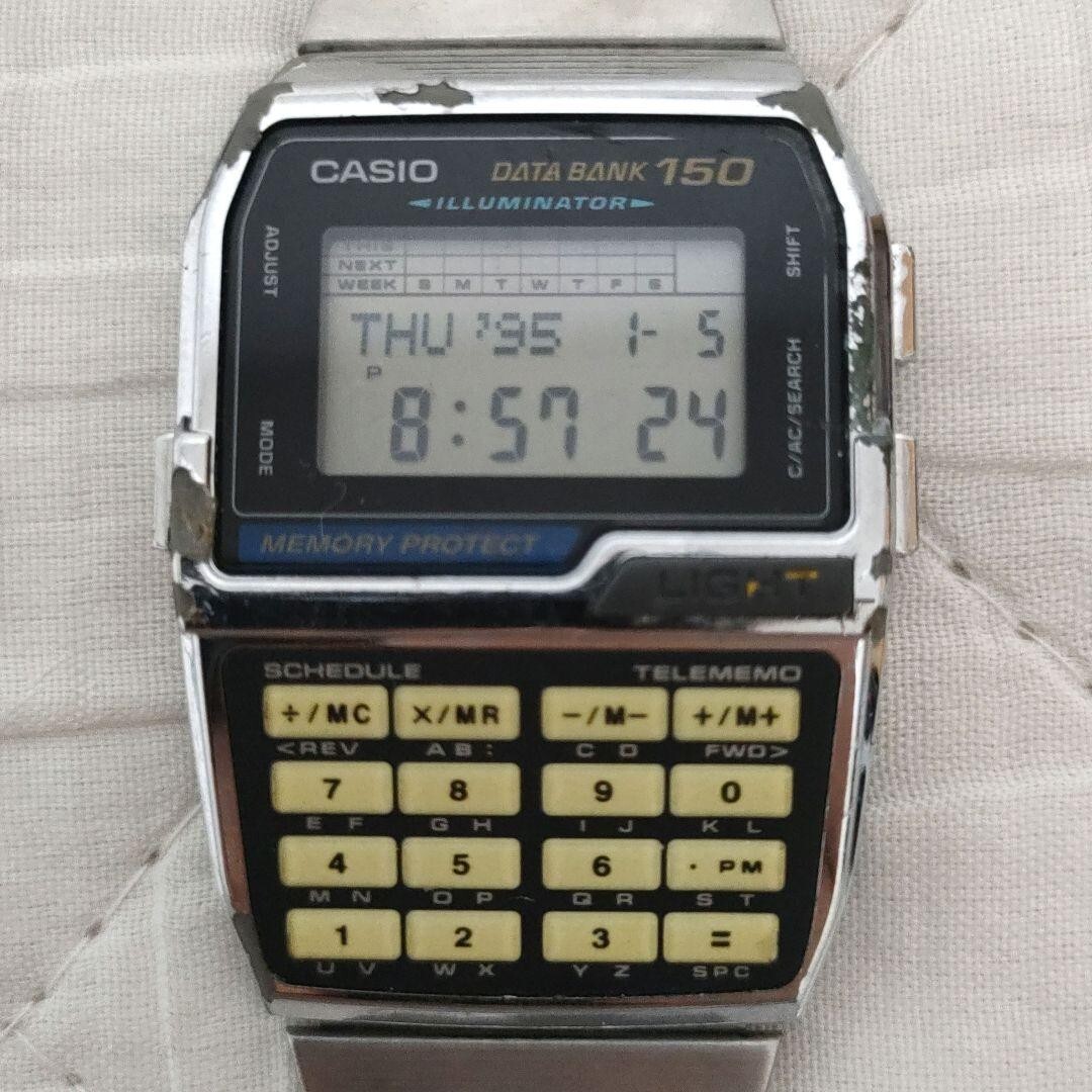 CASIO カシオ DATA BANK データバンク DBC-1500 Tested N MINT Vintage CASIO Data Bank DBC-1500 Calculator