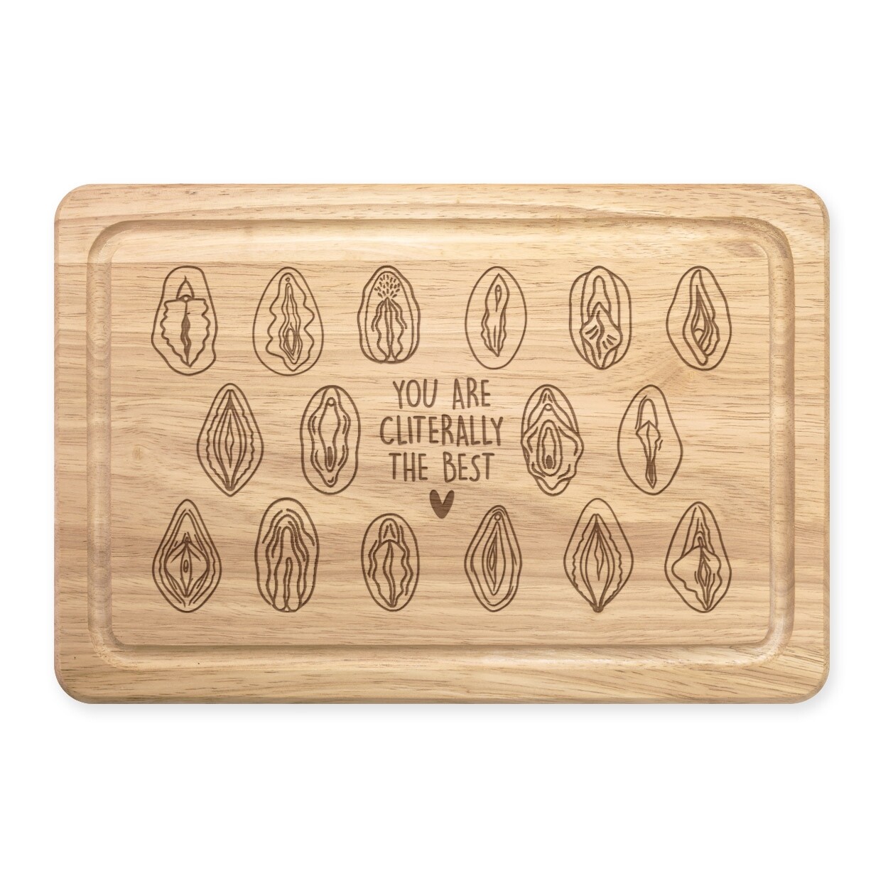 You Are Cliterally The Best Charcuterie Rectangular Chopping Board Cheese Vagina
