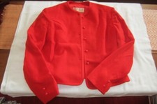 Preowned Women's Size 12 Red Pendleton Wool Jacket
