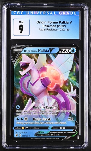 Tarjeta Pokémon Resplandor Astral Forme Palkia V 039/189 Clasificado 9 Origin - Imagen 1 de 2