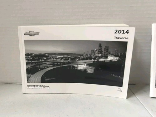 2014 Chevrolet Traverse Factory Complete Owners Manual Set OEM Free Shipping - Foto 2 di 4