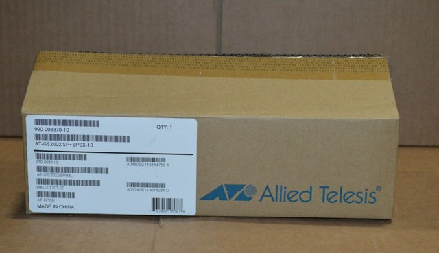 Allied Telesyn Allied Telesis At-gs2002/sp+spsx Gigabit Bridging Media ...
