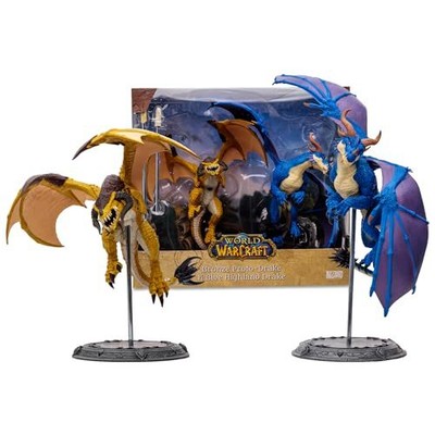 MCFARLANE WORLD OF WARCRAFT 7INCH STATIC FIGURE - BRONZE PROTO DRAKE