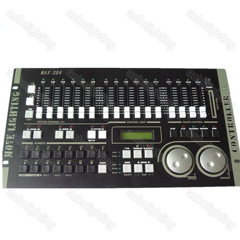 DMX 512 384 DMX Channels Operator Console Controller For Stage Lighting DJ Party - Image 3 of 4