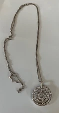20” 925 FAS Silver Chain with Round Pendant