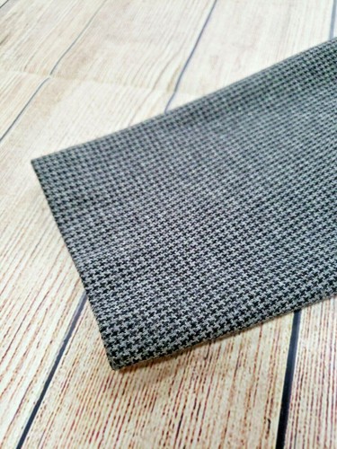 J JILL PONTE LARGE LG PETITE HOUNDSTOOTH 3/4 SLEEVE STRETCH TOP SHIRT - Picture 3 of 7