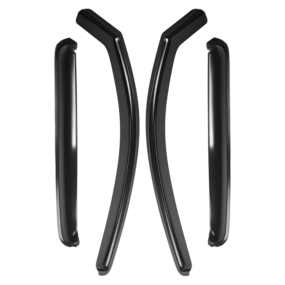 Viseira de janela de fumaça genuína para 2005-2015 Toyota Tacoma Crew Cab Defletor - Imagem 4 de 4