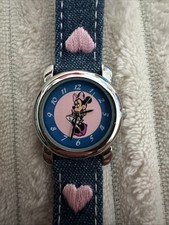 Vintage Disney Parks Minnie Mouse Watch Blue ...
