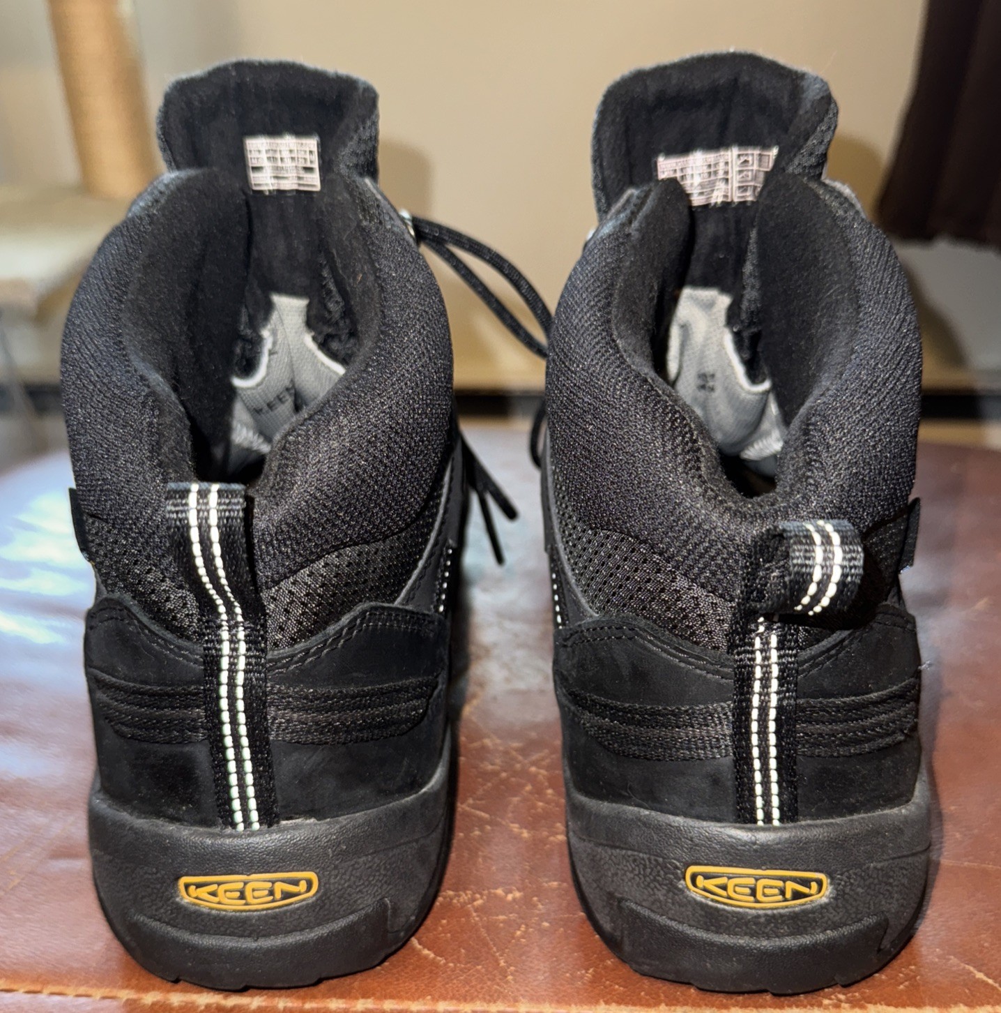 Keen Steens Mid Polar Nero 1023961 Stivali da trekking impermeabili da uomo taglia 11