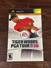 Tiger Woods PGA Tour 06 Golf 2006 XBOX Instruction Manual Only