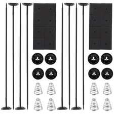 2sets/40PCS Radiator Fan Zip Ties Car Radiator Cooling Fan Mounting Kit