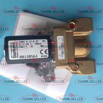 ONE NEW Burkert Solenoid Valve 5404 A 12.0 EF M5 1-50bar 24VDC 00140564
