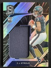 C.J. Stroud 2023 Panini Spectra Football Monumental Jersey Silver RC /60 MME-CJS