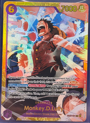 Monkey.D.Luffy SEC Alt Art EB02-061 Anime 25th Collection One