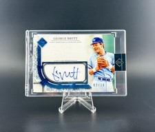 🔥 2024 Topps Transcendent George Brett Blue Game Used Patch Auto Royals /10 🔥