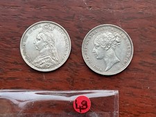 2 x Victorian Sixpences, 1877 & 1888, Lot 48
