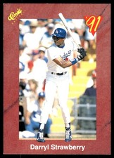 Darryl Strawberry PROMO 1991 Classic II #NNO Dodgers MLB READ FREE SHIPPING