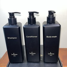 Refillable Shampoo Conditioner Body Wash PlasticDispenser Bottles with Pump