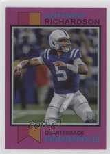 2023 Composite 1973 Topps Football Chrome Pink Refractor Anthony Richardson 0ry1