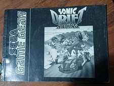 Sonic Drift Racing GENUINE - Manual NO GAME