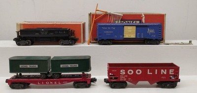 Lionel Vintage O Gauge Assorted Freight Cars #3424/3469/3460/178502 [4]