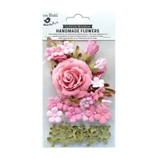 Little Birdie Rooney Paper Flowers 23/Pkg-Celebrate Life - 3 Pack