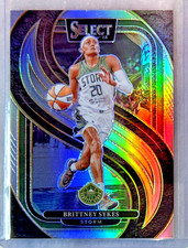 Brittney Sykes 2025 Panini Select WNBA Premier Level Silver Prizm Card- #162