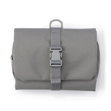 MUJI Polyester Hanging Case with Detachable Pouch Medium gray 12 x 18 x 4.5 cm