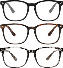Magnifying Glasses for Reading, High Magnigication One Power Magnifier Reader...