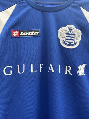 Queens Park Ranger Training Football Shirt/jersey Mens Blue Lotto