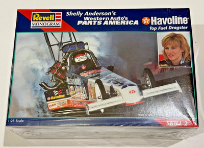 Revell 7651 1:25 Shelly Anderson's Havoline Top Fuel Dragster Model Kit New Seal