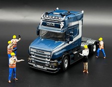 Scania 164 torpedo topline 6x4 + figure set " SDTB " WSI truck models 1:50 scale